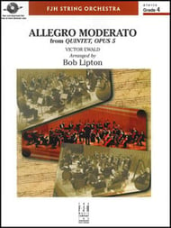 Allegro Moderato Orchestra sheet music cover Thumbnail